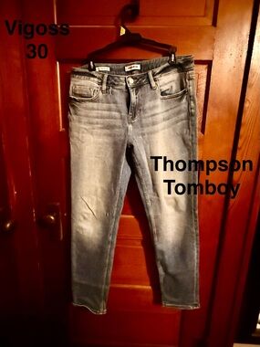 Vigoss Thompson Tomboy Women's Light Blue Washed Jeans